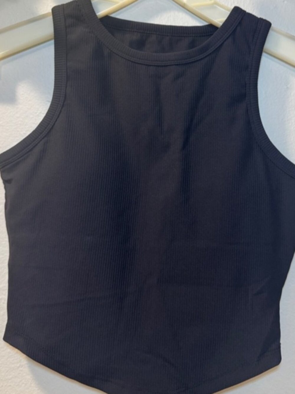 Black Sleeveless Tank Top